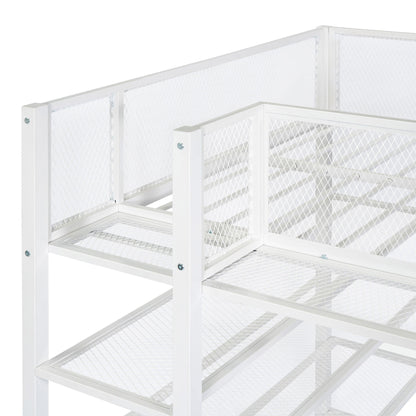 Loft Bed With 4 Tier Shelves And Storage - The Sleep Loft - Online Mattress Showroom NYC