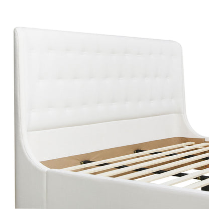 Brooks - Contemporary Tufted Shelter Platform Bed - The Sleep Loft - Online Mattress Showroom NYC