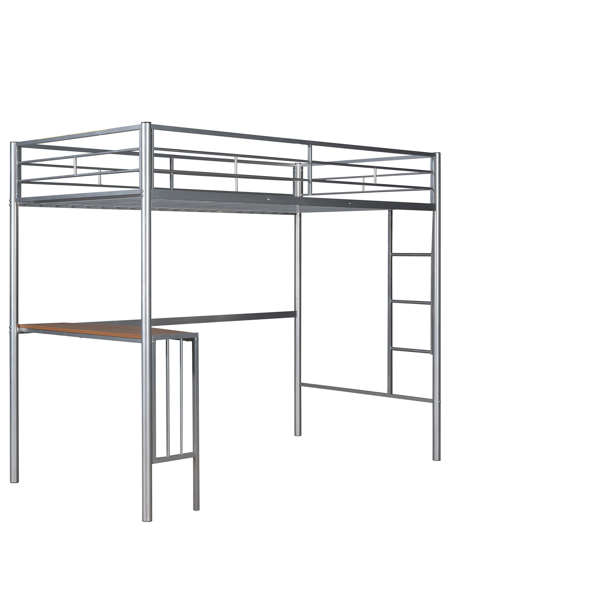Bunk Bed With Desk, Ladder And Quality Slats For Bedroom - The Sleep Loft - Online Mattress Showroom NYC