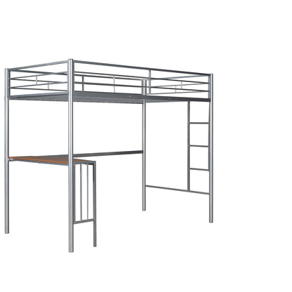 Bunk Bed With Desk, Ladder And Quality Slats For Bedroom - The Sleep Loft - Online Mattress Showroom NYC