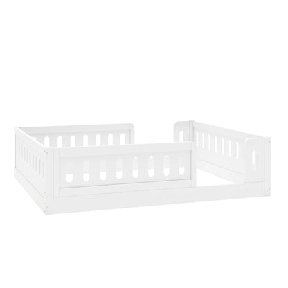 Platform Bed With Guardrail - The Sleep Loft - Online Mattress Showroom NYC