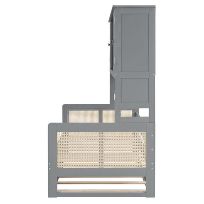 Daybed And All In One Cabinet And Shelf - The Sleep Loft - Online Mattress Showroom NYC