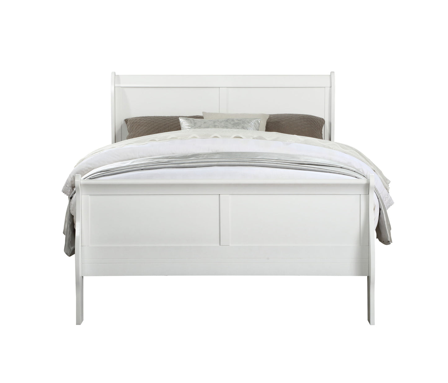Louis Philippe - Sleigh Style Bed - The Sleep Loft - Online Mattress Showroom NYC