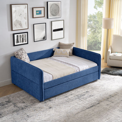 Upholstered Daybed With Pop Up Trundle - The Sleep Loft - Online Mattress Showroom NYC