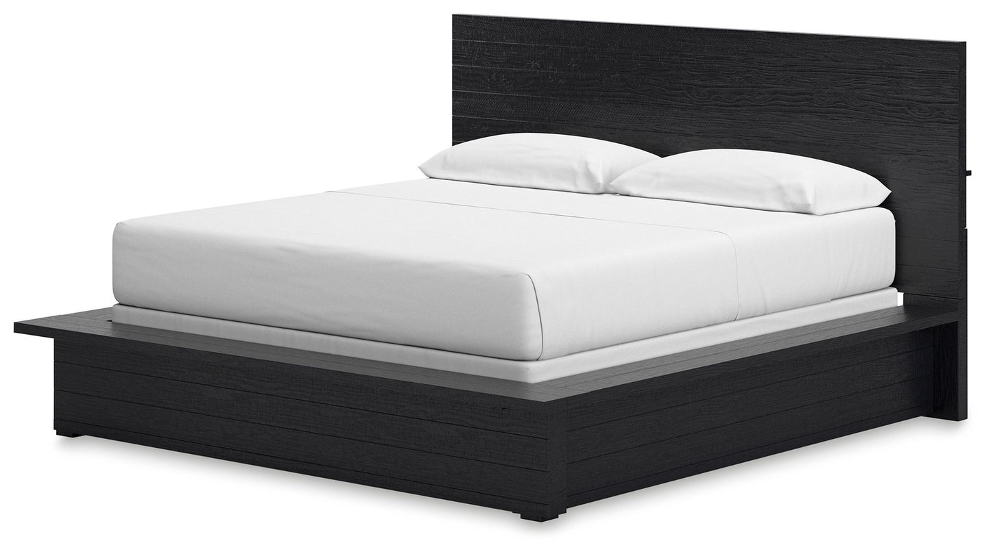 Londer - California King Panel Bed - Black - The Sleep Loft - Online Mattress Showroom NYC