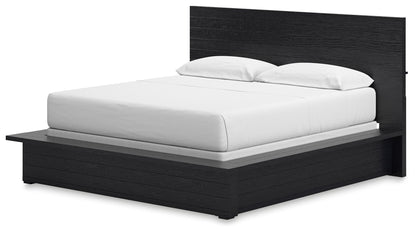 Londer - California King Panel Bed - Black - The Sleep Loft - Online Mattress Showroom NYC