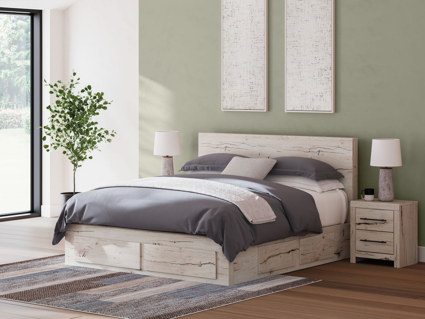 Lawroy - Panel Bed With Storage - The Sleep Loft - Online Mattress Showroom NYC