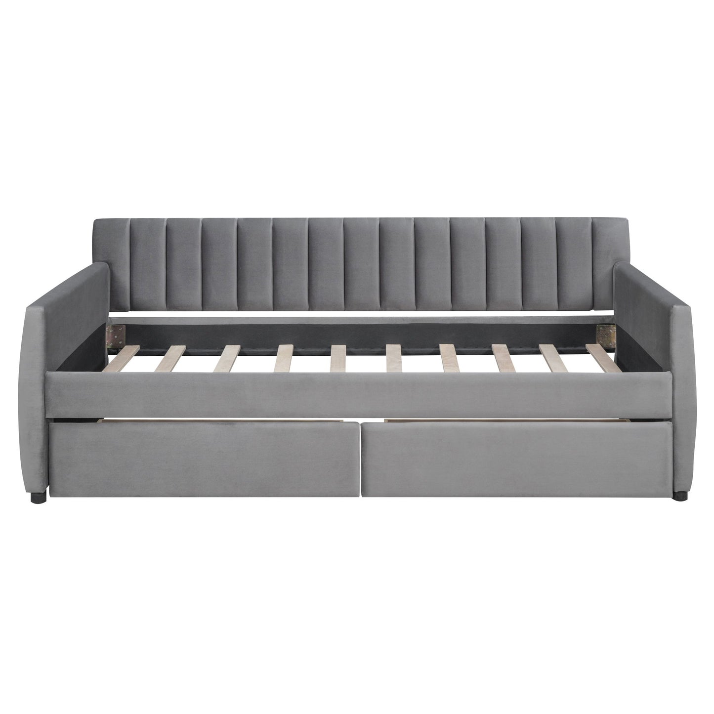 Upholstered Daybed With Slat Support - The Sleep Loft - Online Mattress Showroom NYC