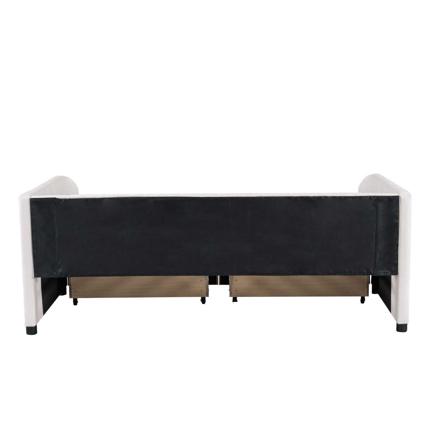 Upholstered Daybed With Ergonomic Design Backrest - The Sleep Loft - Online Mattress Showroom NYC