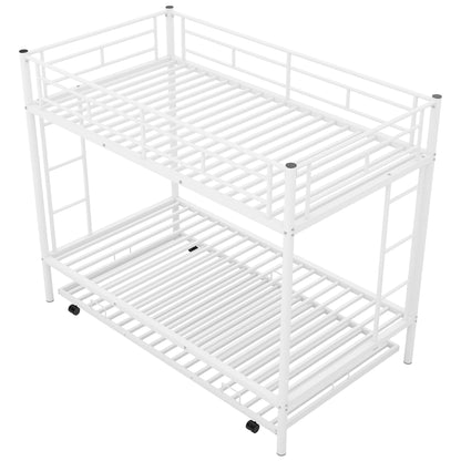 Twin Over Twin Bunk Bed With Trundle - The Sleep Loft - Online Mattress Showroom NYC