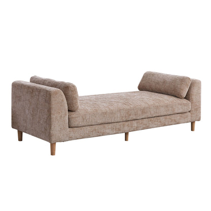 Modern Upholstered End Of Bed Bench With Armrests - The Sleep Loft - Online Mattress Showroom NYC