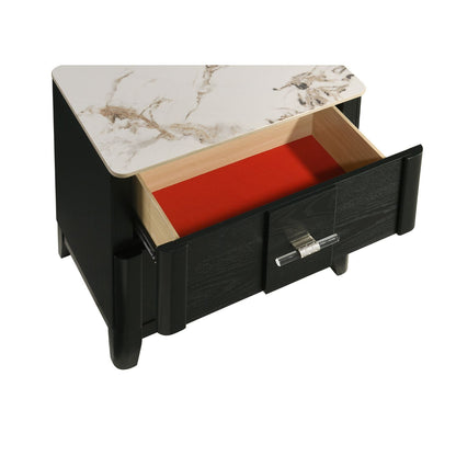 Opel - Nightstand - Black - The Sleep Loft - Online Mattress Showroom NYC