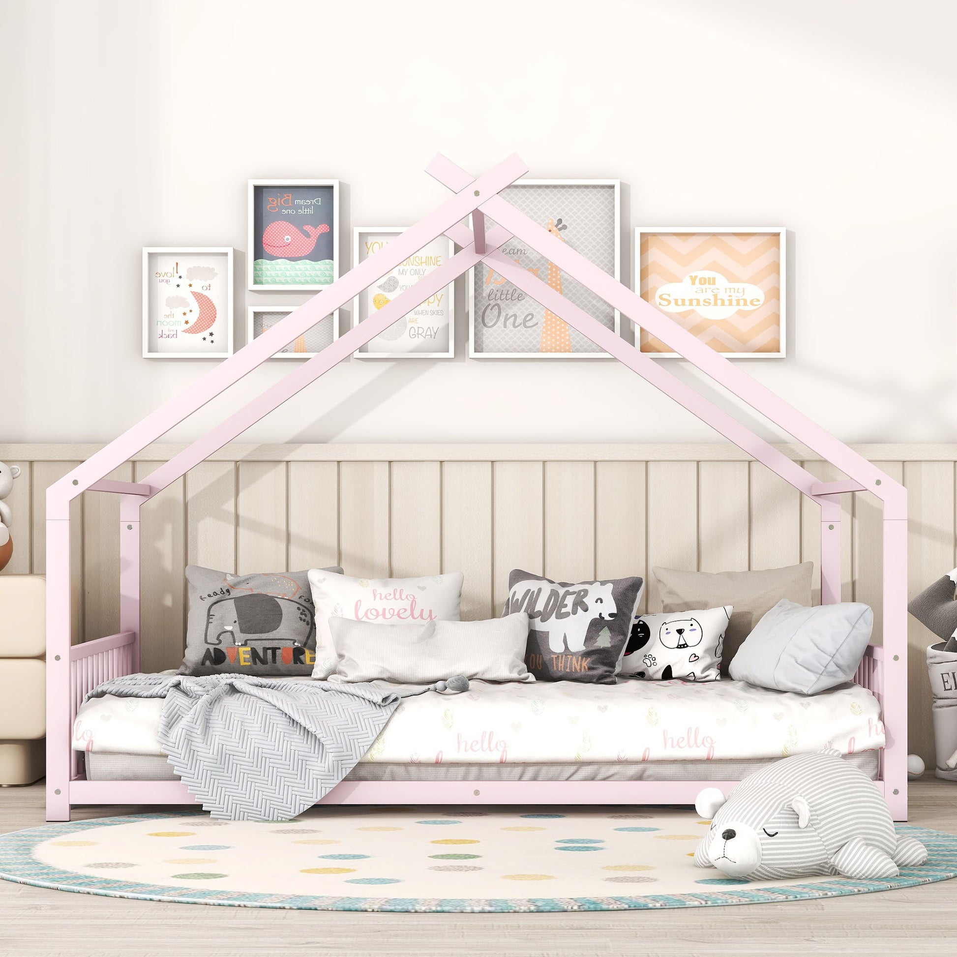 Metal House Bed - The Sleep Loft - Online Mattress Showroom NYC
