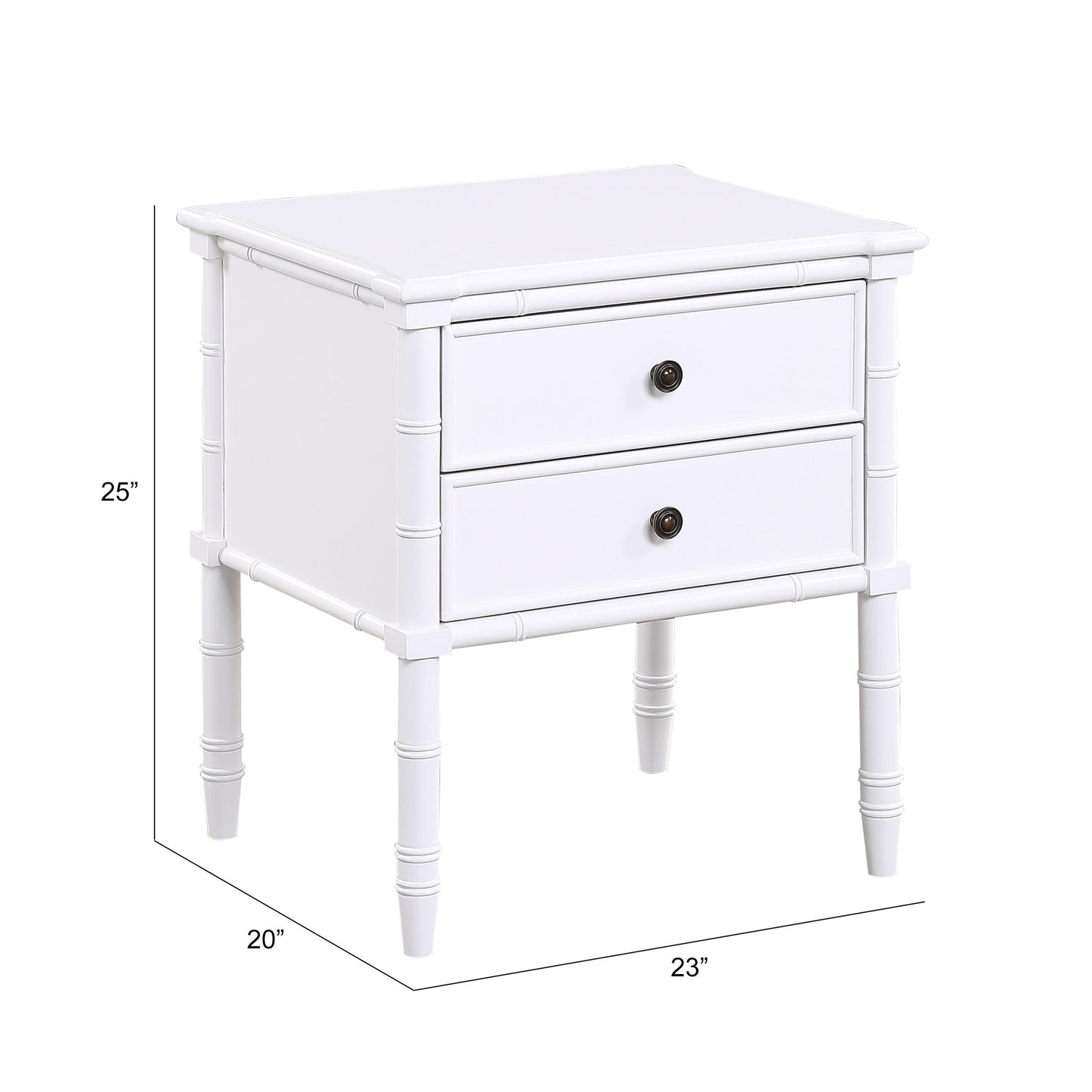 Emmett - 2 Drawer Nightstand - The Sleep Loft - Online Mattress Showroom NYC