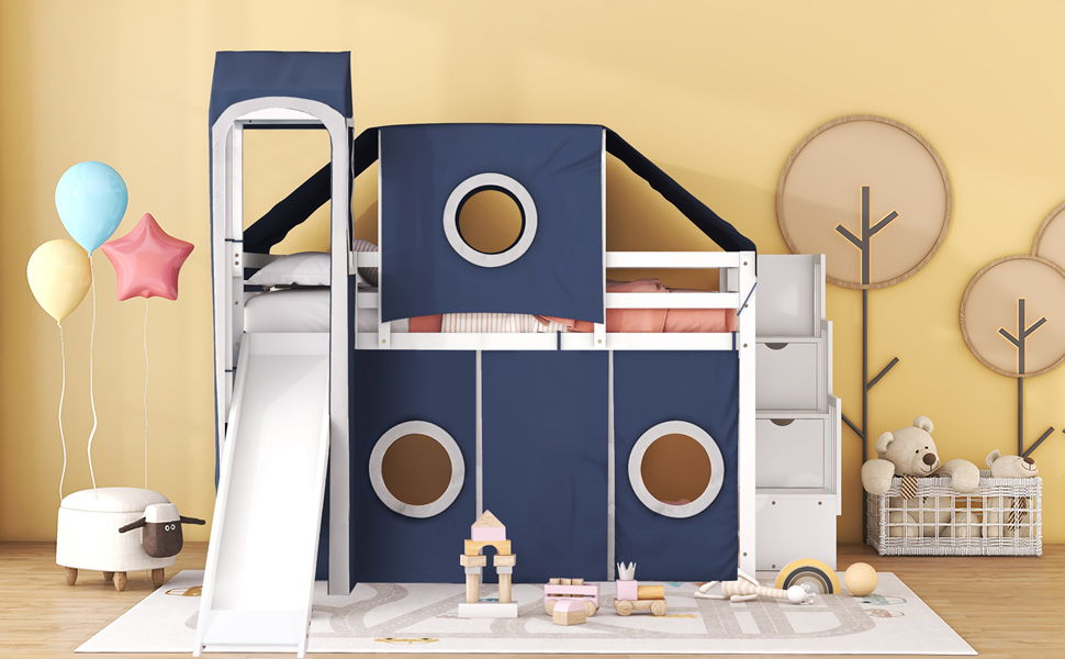 Loft Bed With Tent And Tower - The Sleep Loft - Online Mattress Showroom NYC