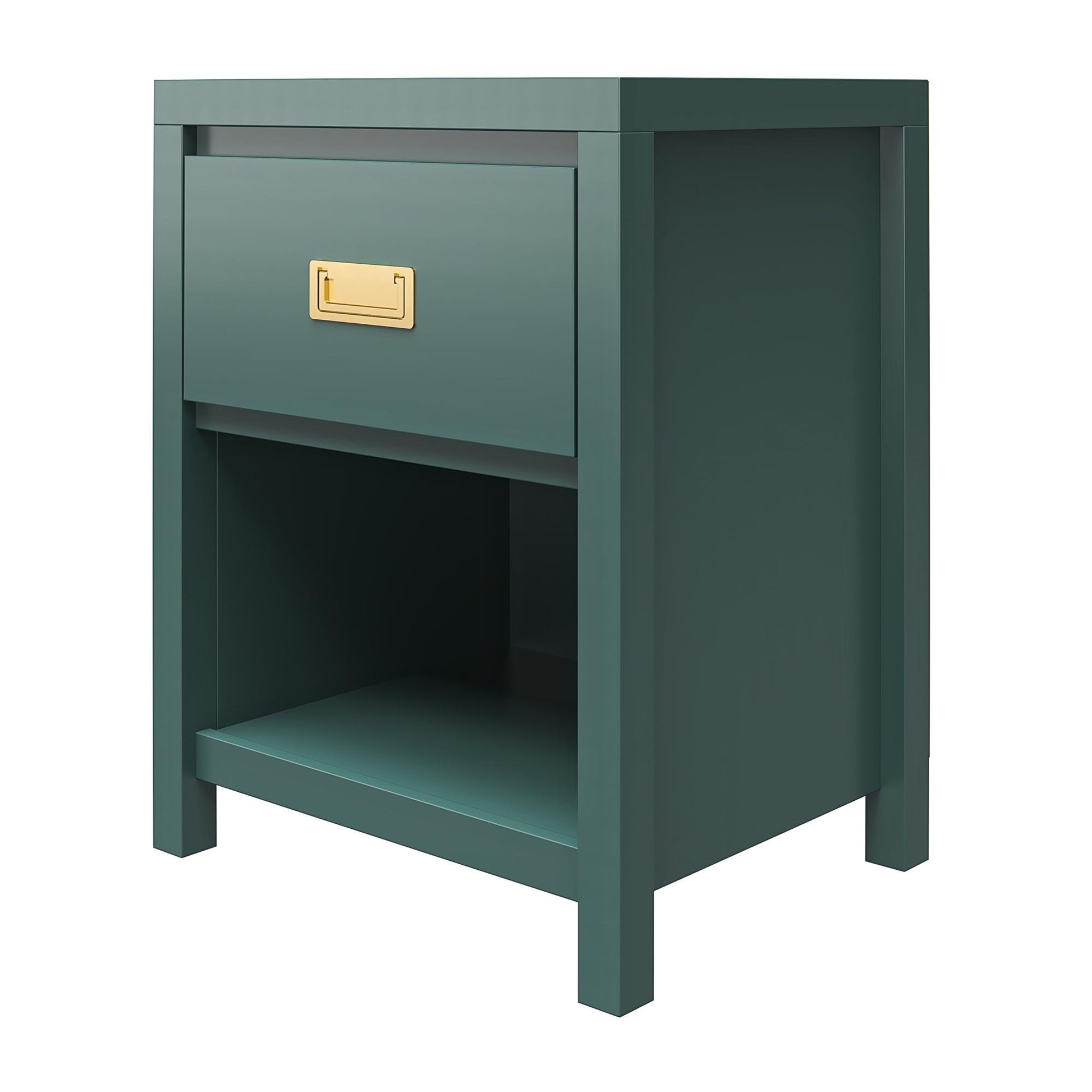 Haven - 1 Drawer Nightstand - Green - The Sleep Loft - Online Mattress Showroom NYC