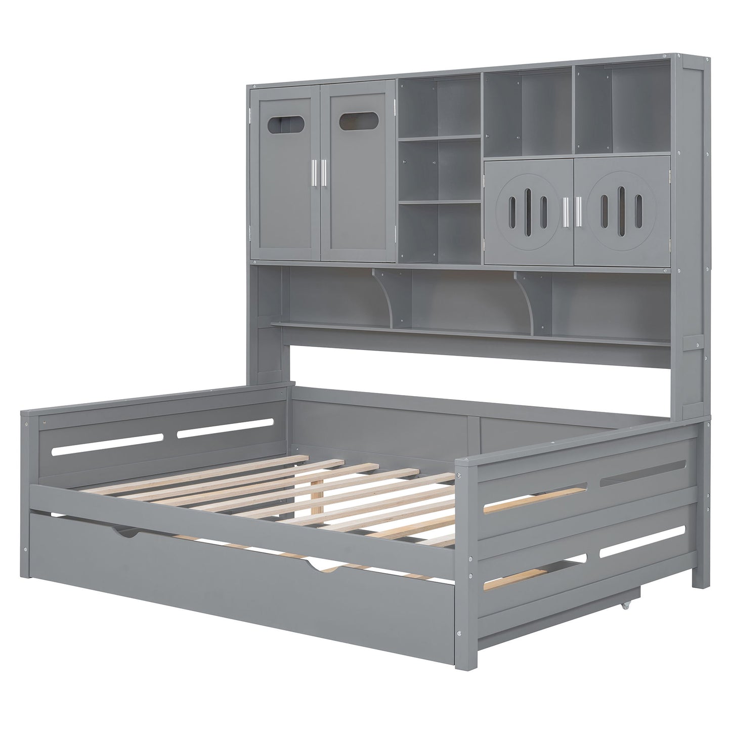 Daybed With All-In-One Cabinet And Shelf - The Sleep Loft - Online Mattress Showroom NYC