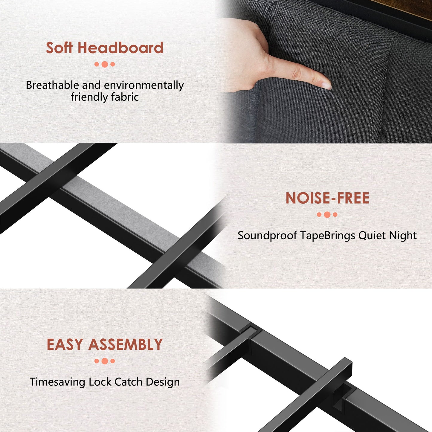 Upholstered Platform Bed Frame With Storage Drawers, USB Ports, LED Lights - The Sleep Loft - Online Mattress Showroom NYC