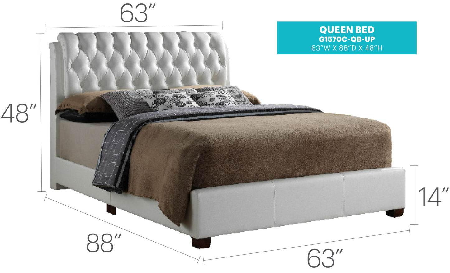 Tufted Upholstered Bed - The Sleep Loft - Online Mattress Showroom NYC