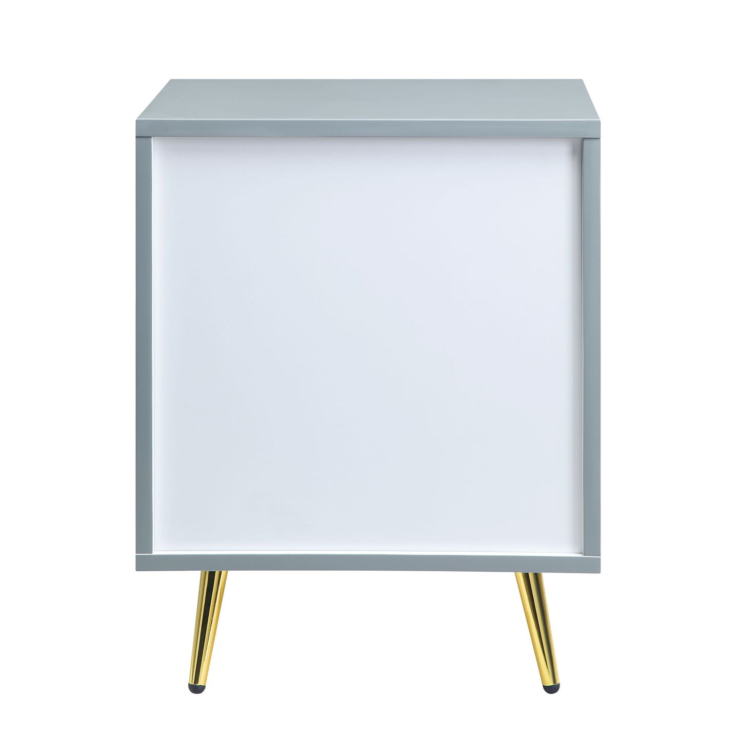Gaines - High Gloss Nightstand - The Sleep Loft - Online Mattress Showroom NYC