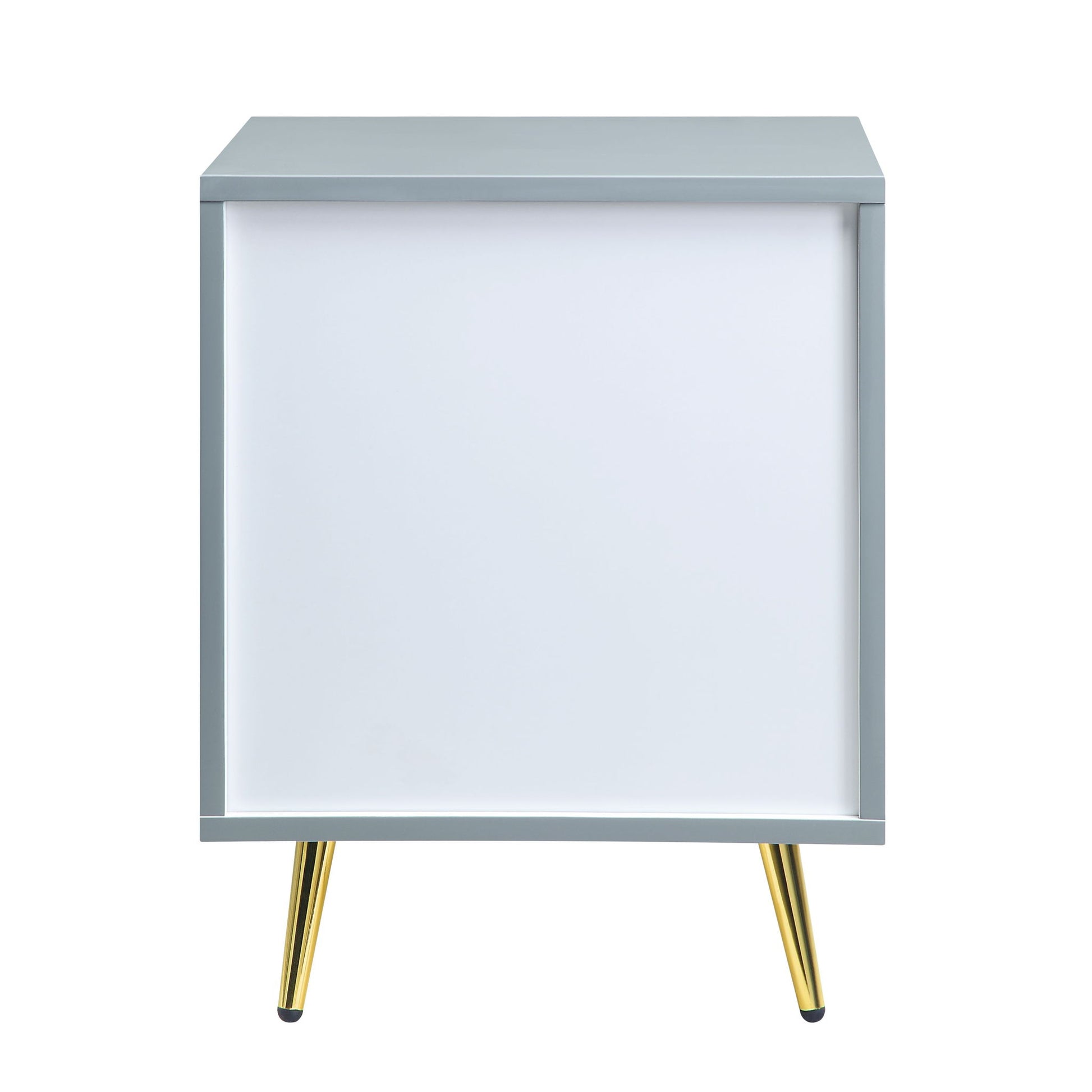 Gaines - High Gloss Nightstand - The Sleep Loft - Online Mattress Showroom NYC