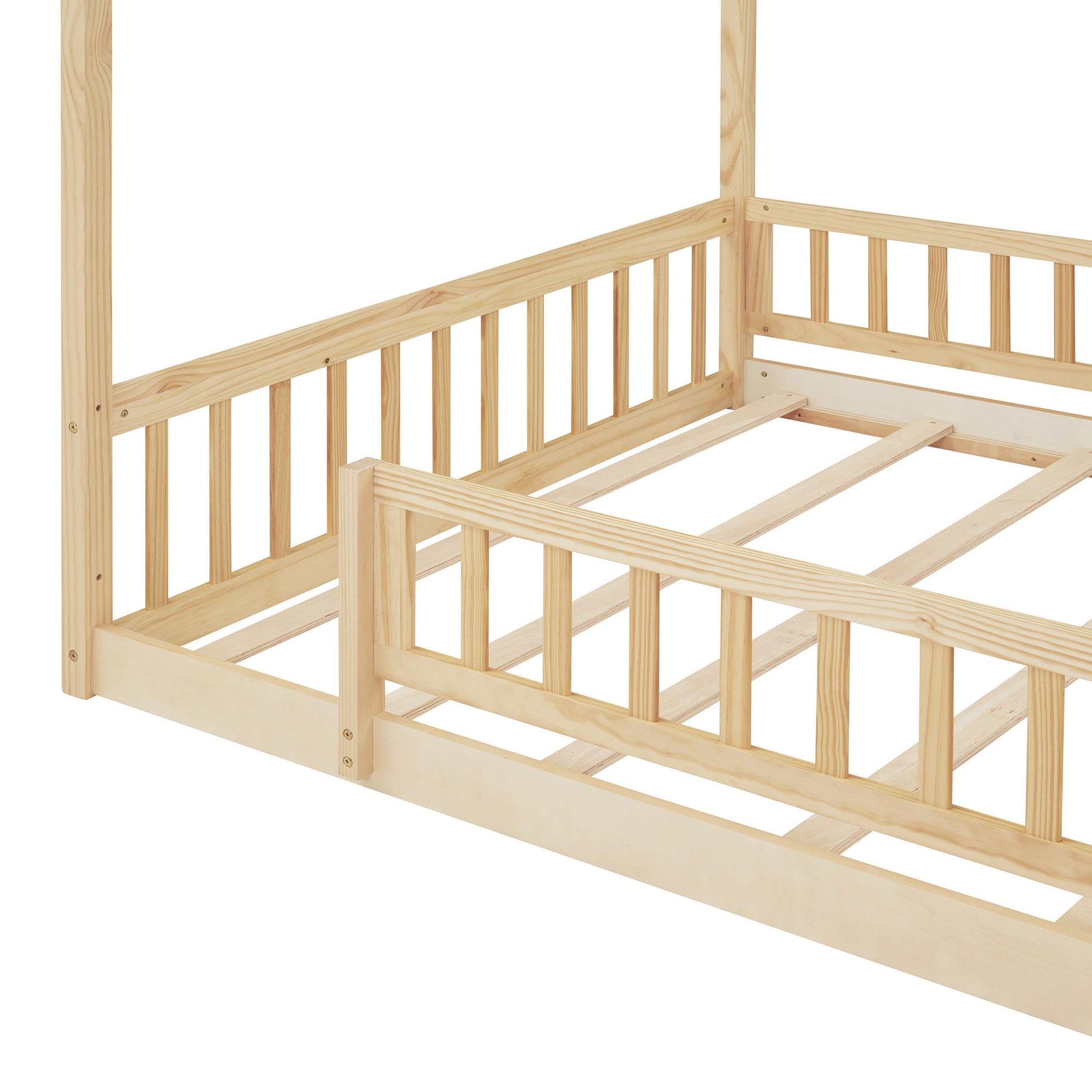 Bed House Bed Frame With Fence - The Sleep Loft - Online Mattress Showroom NYC
