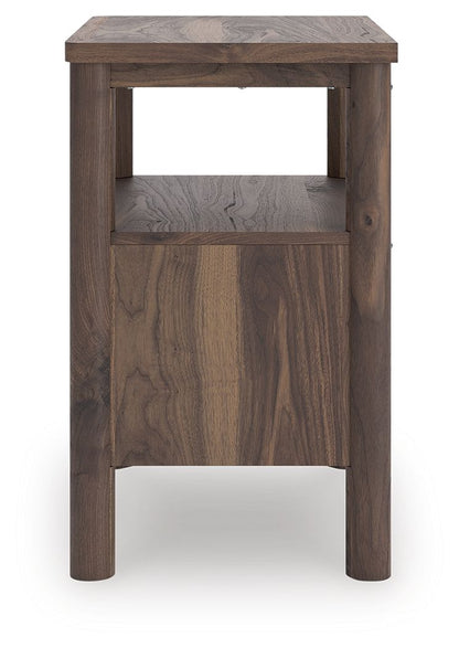 Pamytta - One Drawer Night Stand - Brown - The Sleep Loft - Online Mattress Showroom NYC