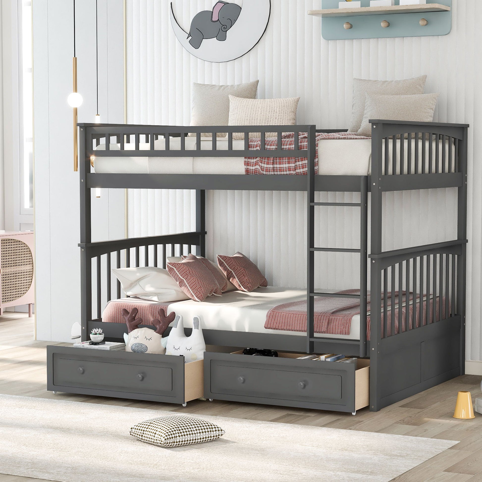 Bunk Bed With Drawers, Convertible Design - The Sleep Loft - Online Mattress Showroom NYC