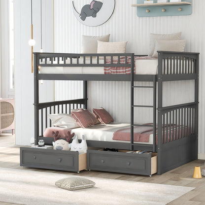 Bunk Bed With Drawers, Convertible Design - The Sleep Loft - Online Mattress Showroom NYC