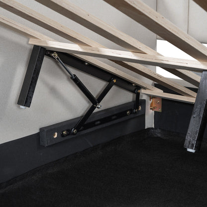 Modern Upholstered Daybed With Underneath Storage - The Sleep Loft - Online Mattress Showroom NYC