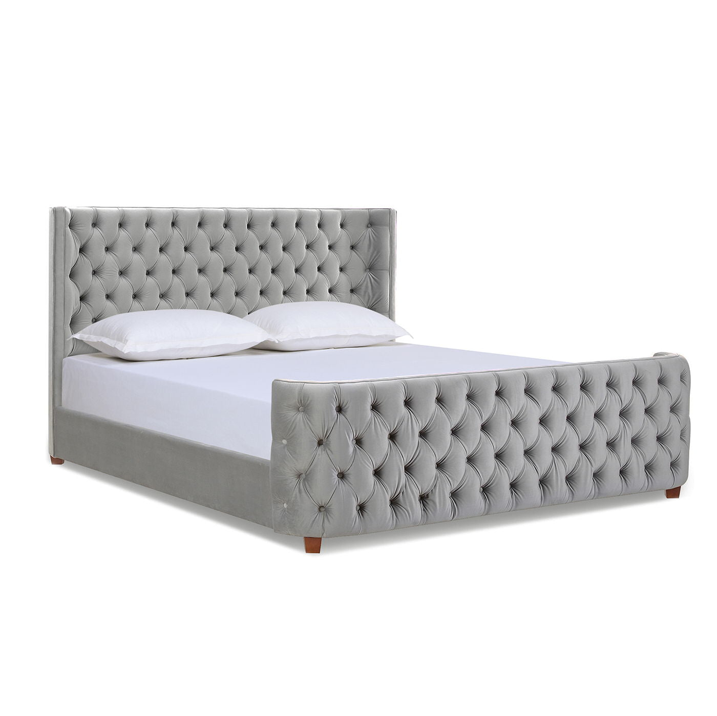 Brooklyn - Tufted Panel Bed Headboard And Footboard Set - The Sleep Loft - Online Mattress Showroom NYC