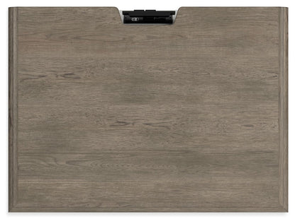 Lexorne - Three Drawer Night Stand - Gray - The Sleep Loft - Online Mattress Showroom NYC