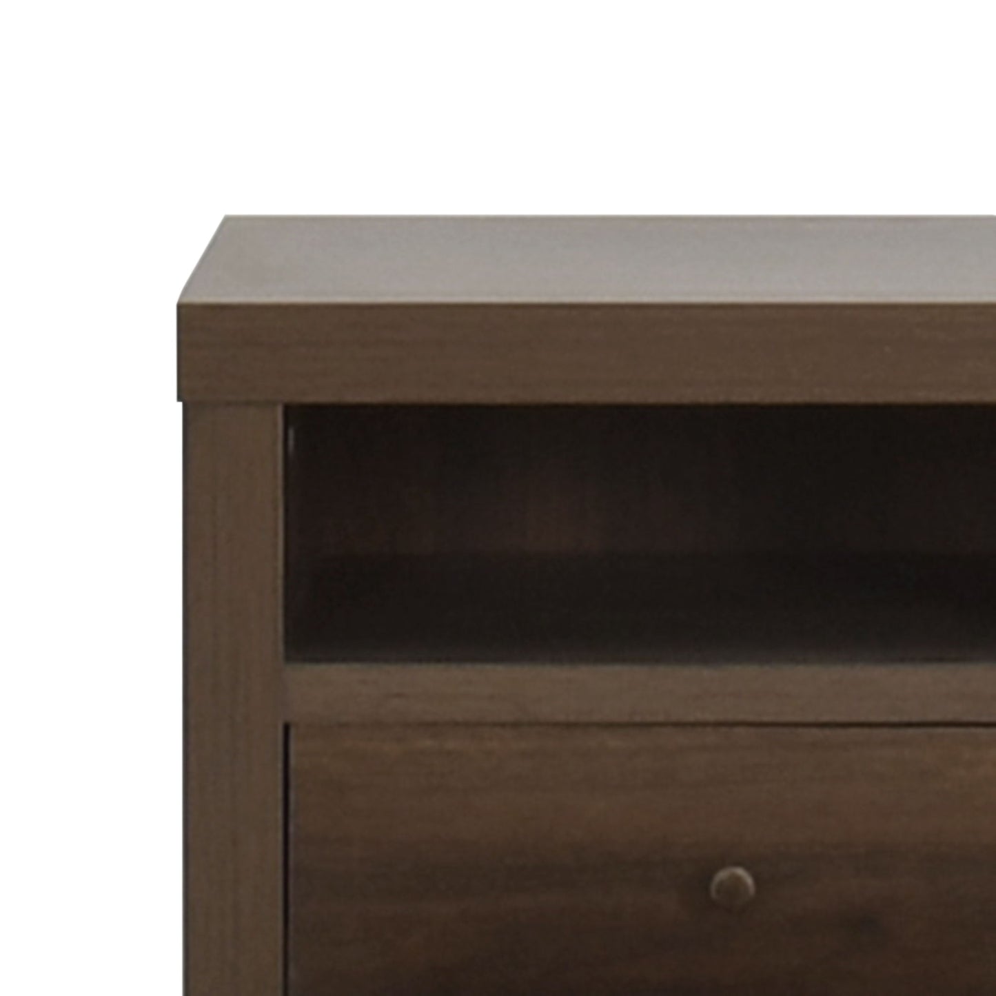 Nystrom - Mid Century Modern 2 Drawer Nightstand - The Sleep Loft - Online Mattress Showroom NYC