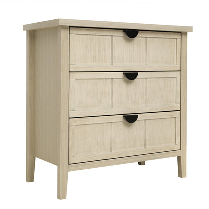 3 Drawer Cabinet, For Bedroom - Natural