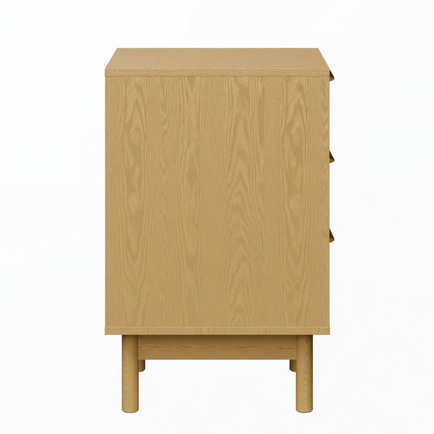 Fluted 3 Drawer Dresser