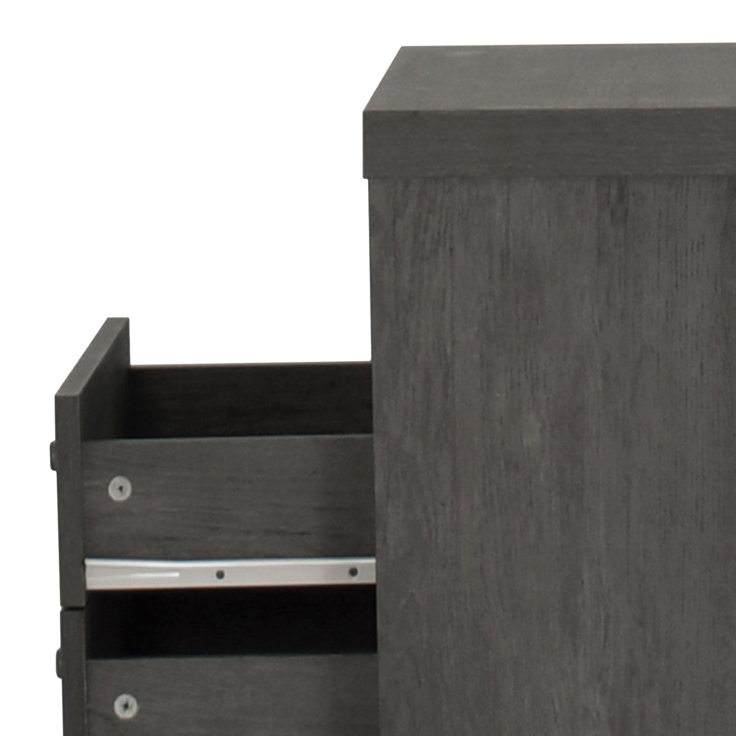 Nystrom - Mid Century Modern 2 Drawer Nightstand - The Sleep Loft - Online Mattress Showroom NYC