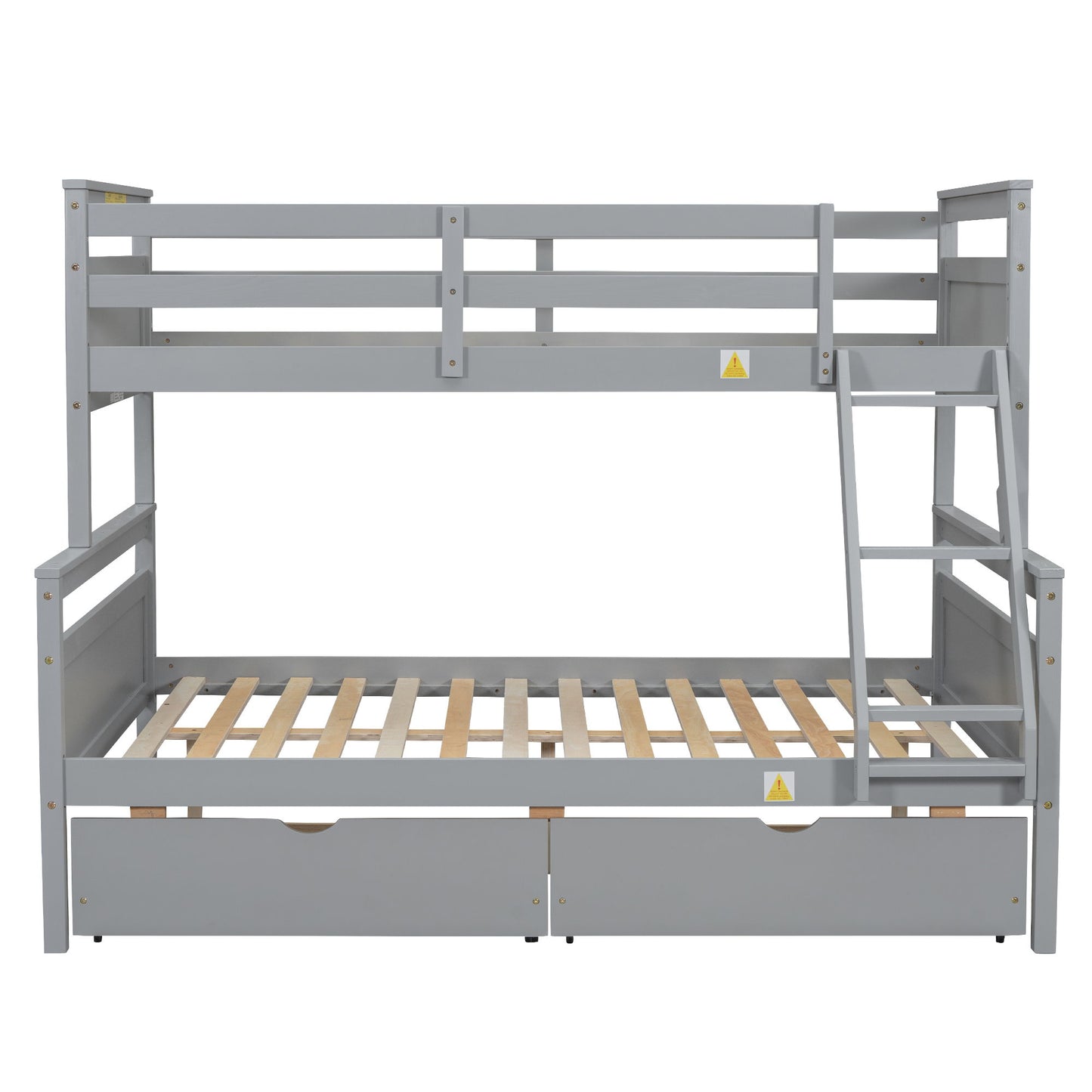 Bunk Bed With Ladder And Safety Guardrail - The Sleep Loft - Online Mattress Showroom NYC