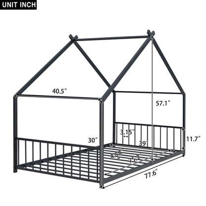 Metal House Bed - The Sleep Loft - Online Mattress Showroom NYC
