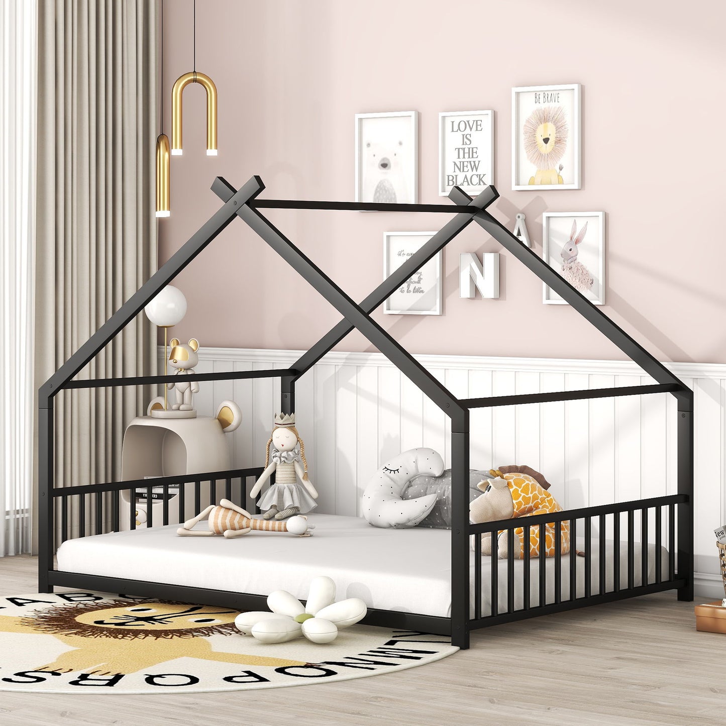 Metal House Bed - The Sleep Loft - Online Mattress Showroom NYC