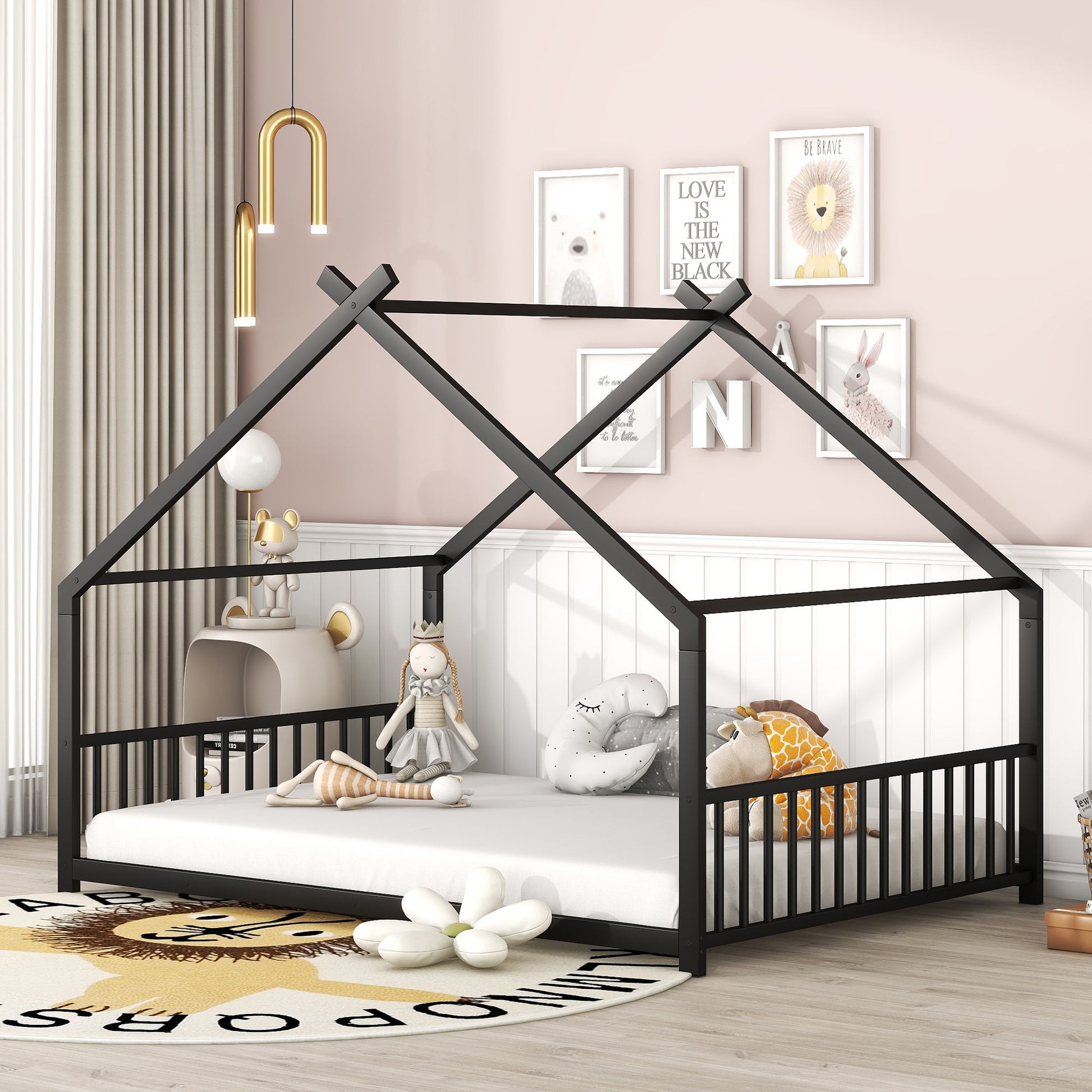 Metal House Bed - The Sleep Loft - Online Mattress Showroom NYC
