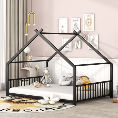 Metal House Bed - The Sleep Loft - Online Mattress Showroom NYC