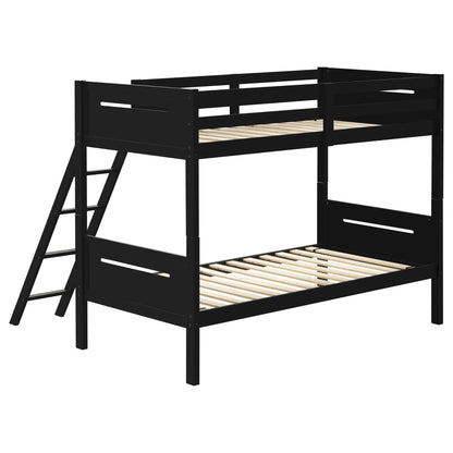 Bunk Bed With Built In Ladder, Safety Guardrails And Angled Access Step - The Sleep Loft - Online Mattress Showroom NYC
