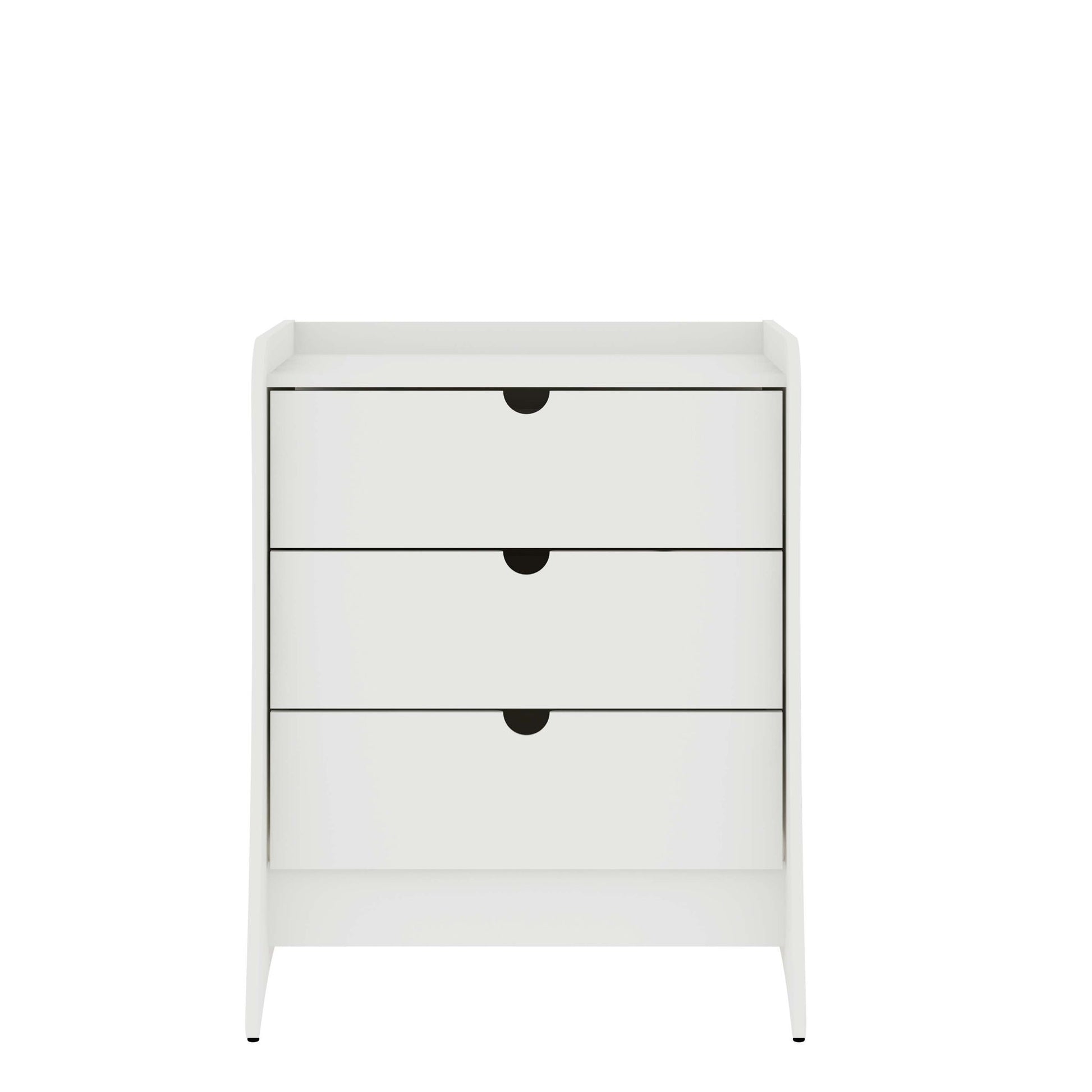 Coney - Nightstand With 3 Drawers - The Sleep Loft - Online Mattress Showroom NYC