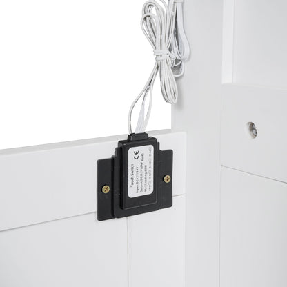 Murphy Wall Bed With Shelves, Wardrobe And LED Lights - The Sleep Loft - Online Mattress Showroom NYC