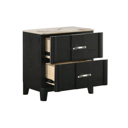 Opel - Nightstand - Black - The Sleep Loft - Online Mattress Showroom NYC