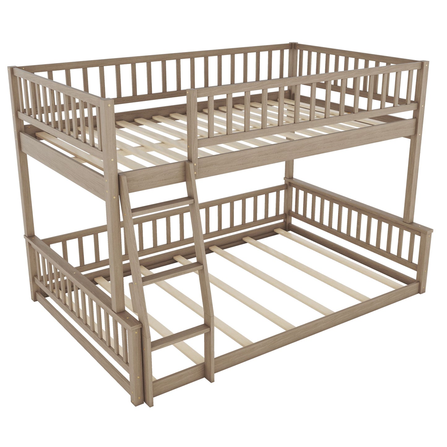 Bunk Bed With Ladder And Guardrails - The Sleep Loft - Online Mattress Showroom NYC