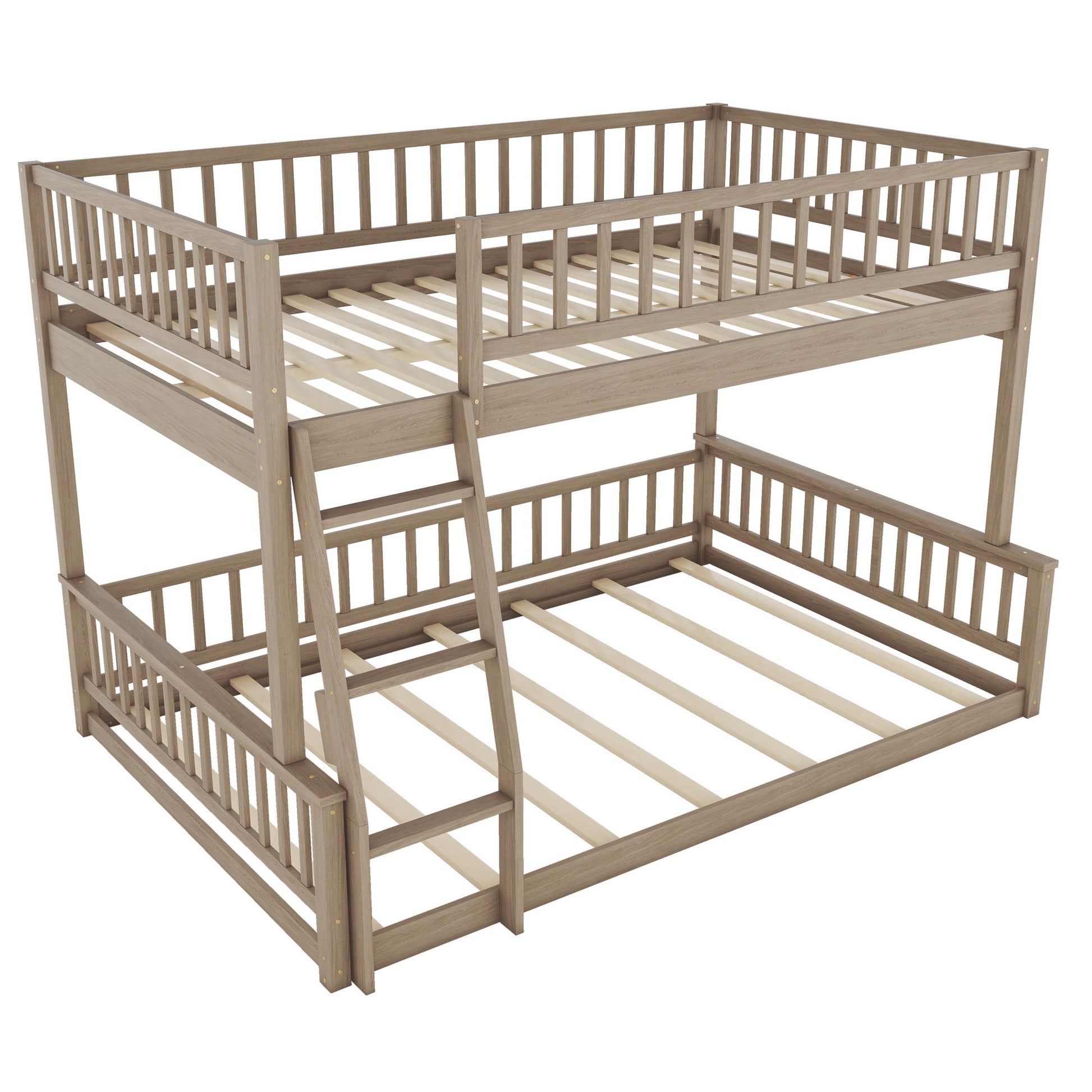 Bunk Bed With Ladder And Guardrails - The Sleep Loft - Online Mattress Showroom NYC