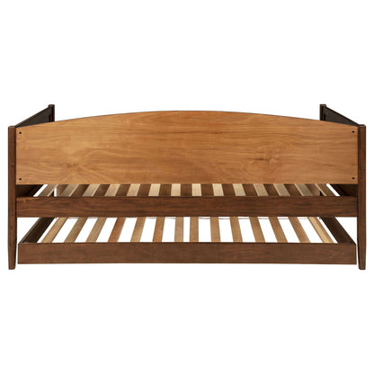 Fallbrook - Twin Daybed With Trundle - Walnut - The Sleep Loft - Online Mattress Showroom NYC