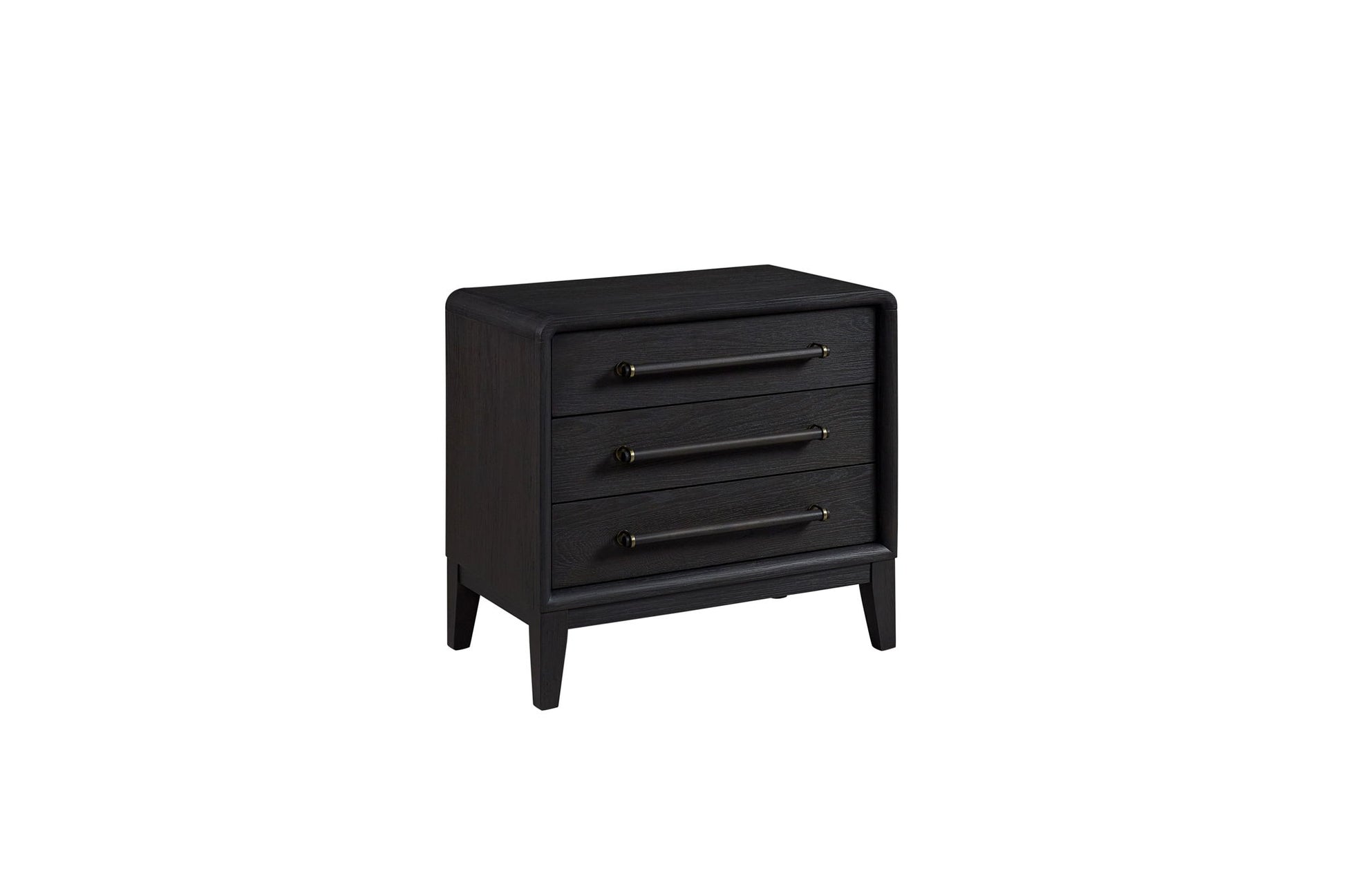 3 Drawer Nightstand With USB - Black - The Sleep Loft - Online Mattress Showroom NYC