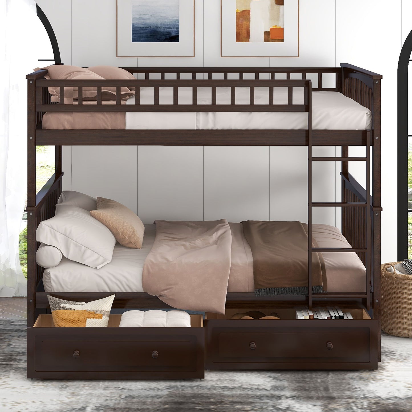 Bunk Bed With Drawers, Convertible Design - The Sleep Loft - Online Mattress Showroom NYC